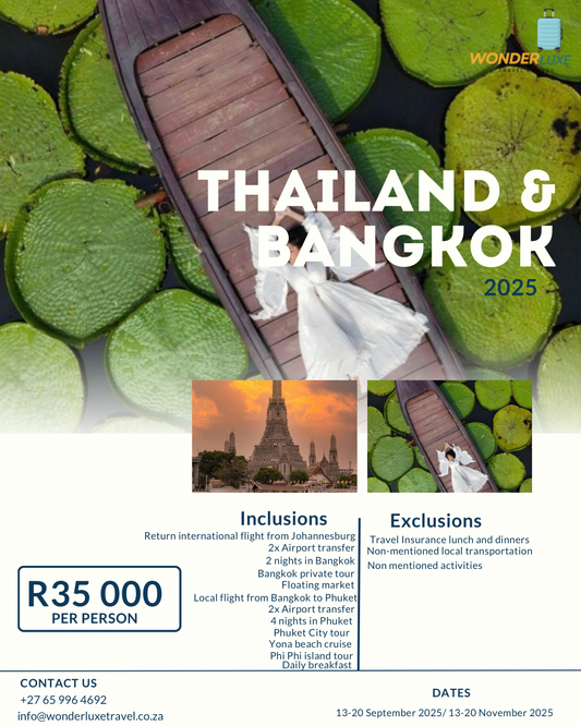 10 Days Thailand & Bangkok Travel Package