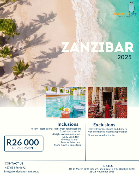 6 Days Zanzibar Travel Package