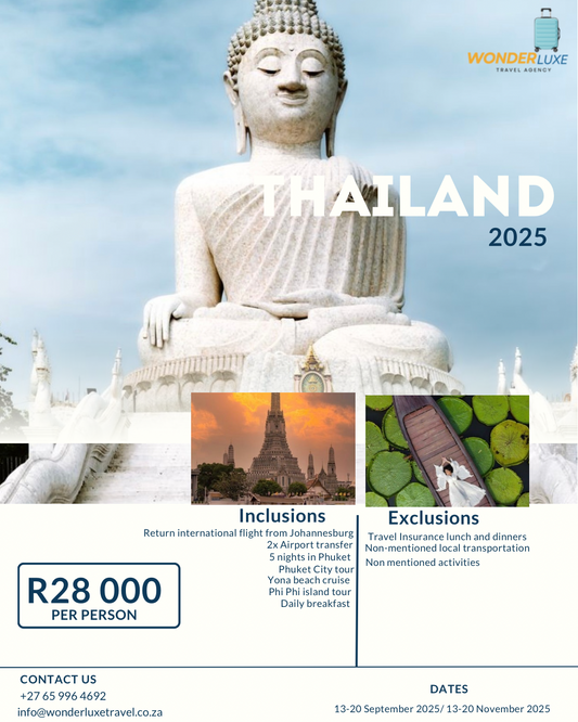 7 Days Thailand Travel Package