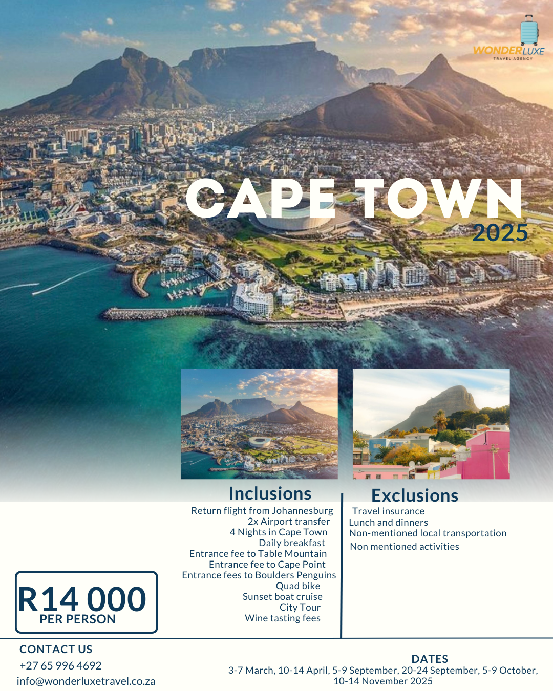 5 Days Cape Town Travel